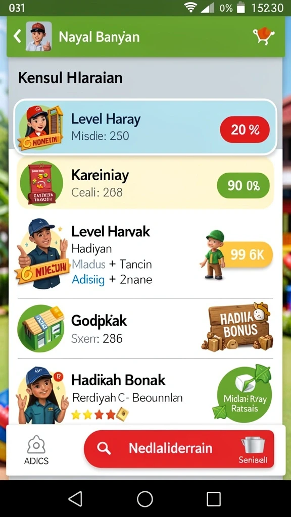 Fitur multiplayer untuk bermain bersama teman-teman.
