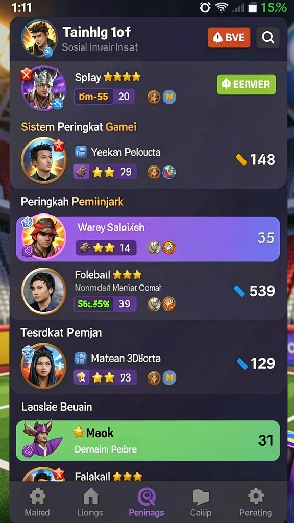Momen kompetisi seru dalam game 888R.