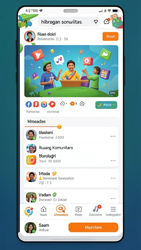 Mode permainan seru yang penuh tantangan.