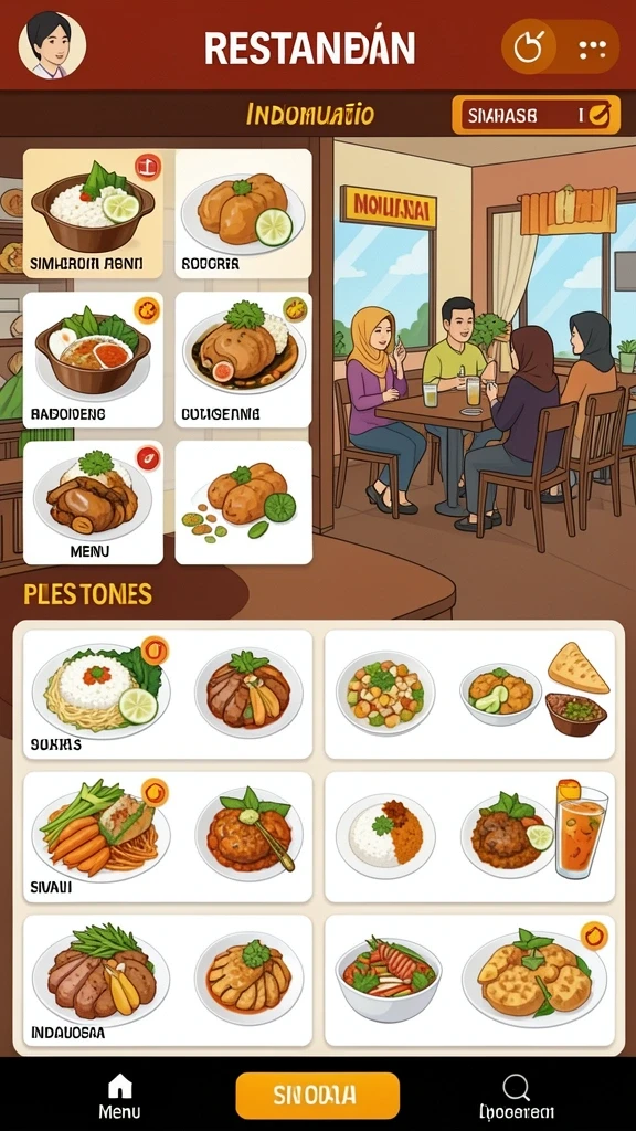 Gameplay AFAF yang seru dan penuh tantangan.