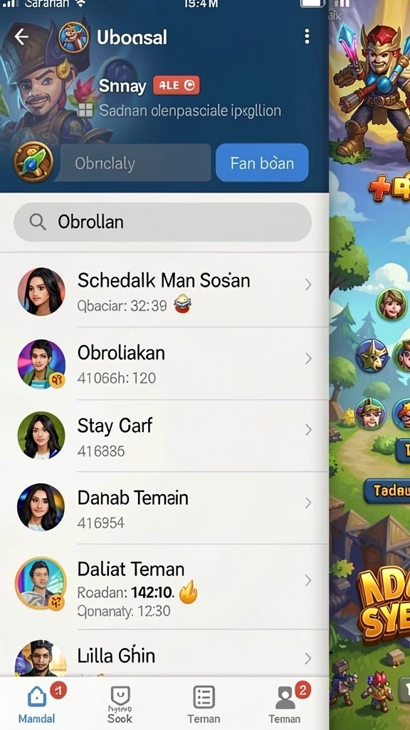 Tampilan antarmuka yang user-friendly.
