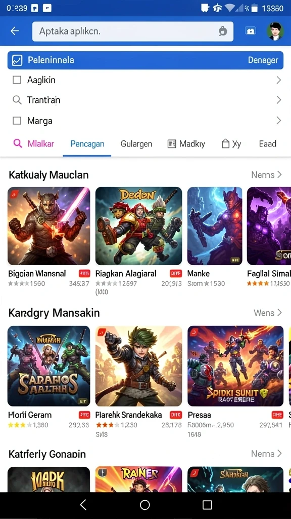 Karakter dengan berbagai kemampuan unik.