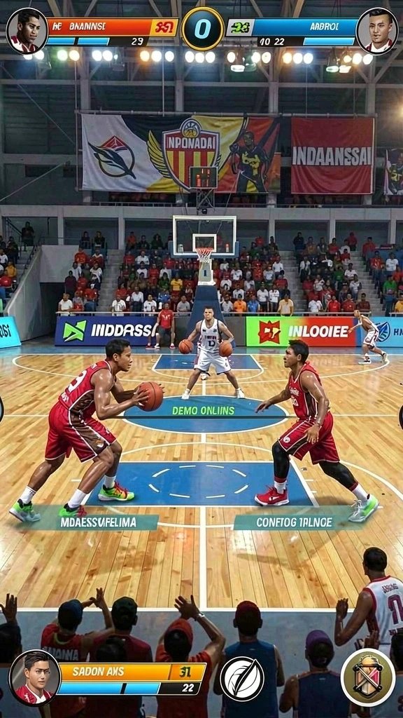Pemandangan menakjubkan dari level yang menantang.