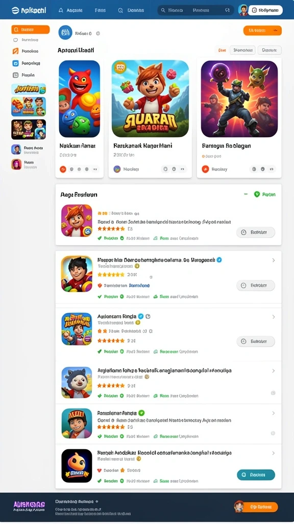 Tampilan antarmuka yang menarik dan user-friendly.