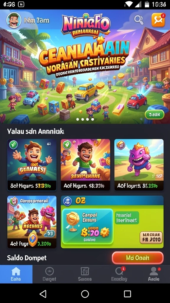 Karakter utama dalam aksi yang mendebarkan.