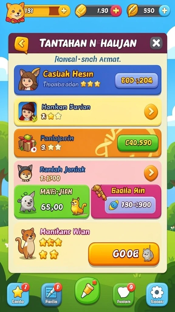 Fitur sosial yang memungkinkan interaksi antar pemain.