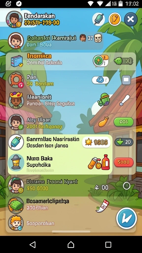 Tampilan antarmuka yang user-friendly.