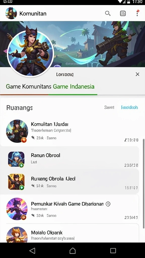 Berbagai pilihan permainan tersedia di sini.