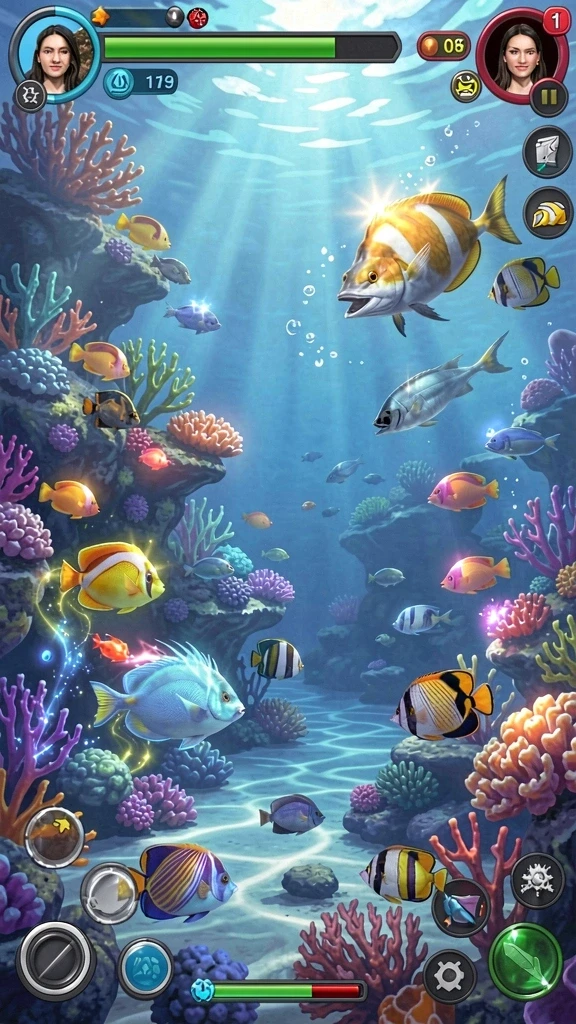 Tampilan antarmuka utama game ID098 yang menarik.