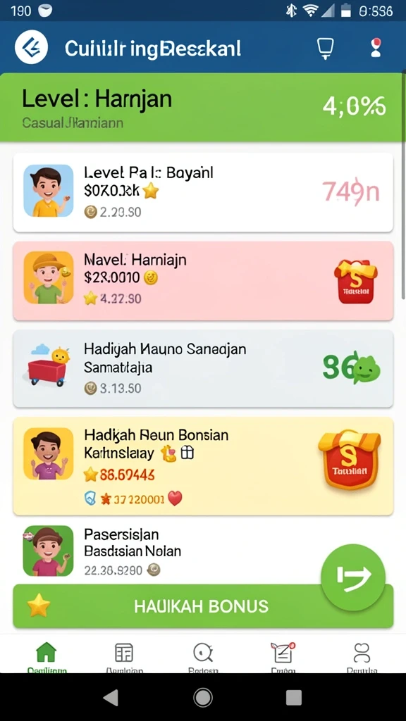 Fitur kompetisi online untuk bersaing.
