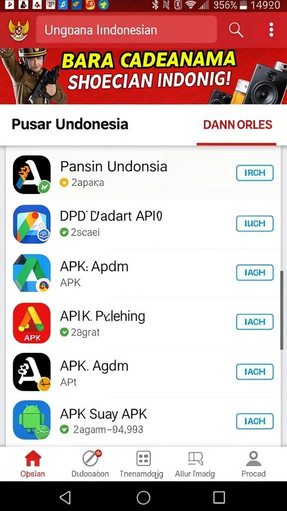 Karakter unik dengan kemampuan masing-masing.