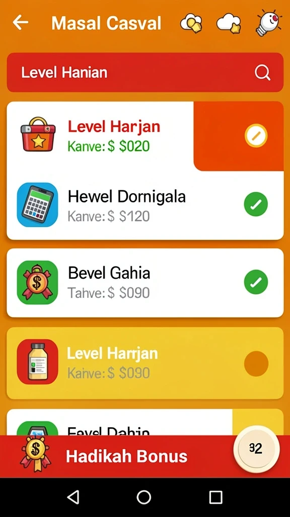 Pemandangan dari salah satu level menakjubkan.