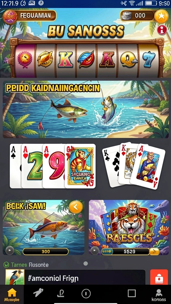 Tampilan antarmuka pengguna yang ramah dan modern.