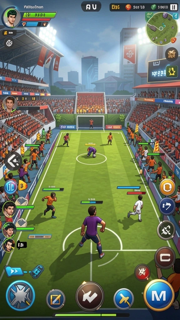 Tampilan mode multiplayer yang seru dan interaktif.