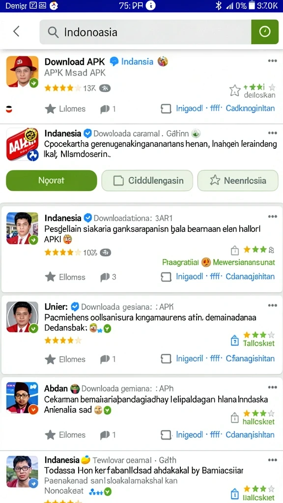 Tampilan antarmuka yang user-friendly dan menarik.