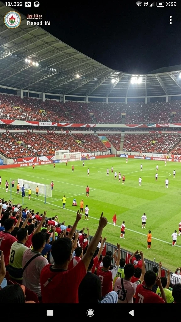 Menampilkan pemandangan indah kerajaan yang megah.