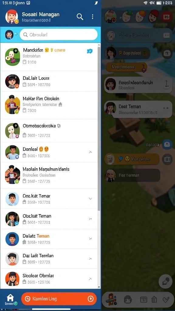 Fitur multiplayer untuk bersaing dengan teman.