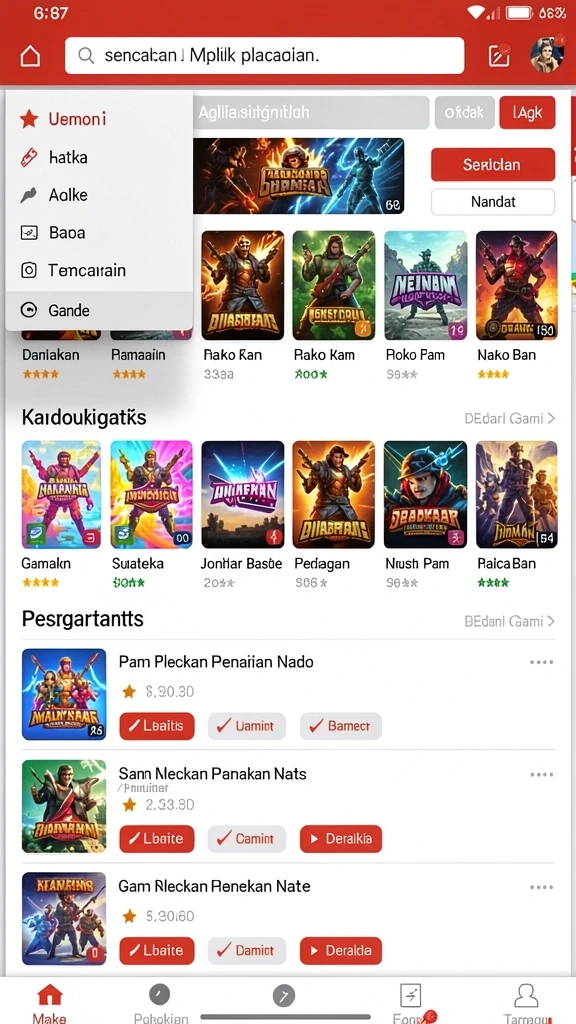 Gameplay yang mengasyikkan dan menantang.