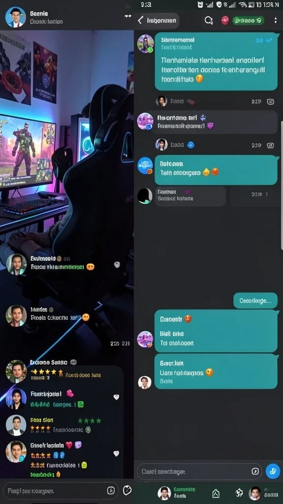 Tangkapan layar dari bagian awal permainan.