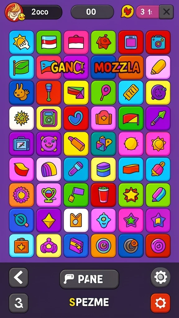 Tampilan awal game yang menawan dan intuitif.