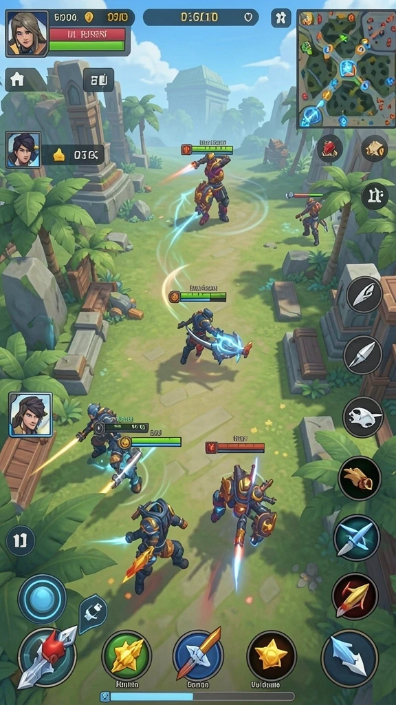 Tangkapan layar dari mode multiplayer dalam aksi.