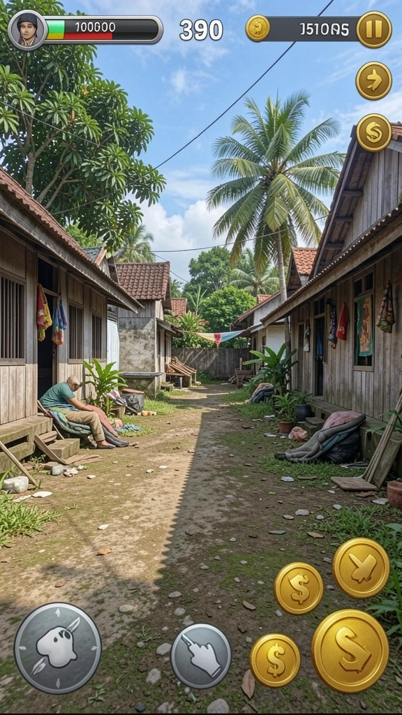 Tangkapan layar menunjukkan fitur upgrade senjata yang menarik.