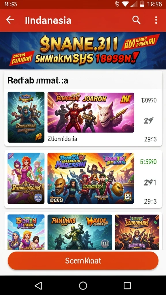 Contoh mesin slot penuh warna dan tema unik.