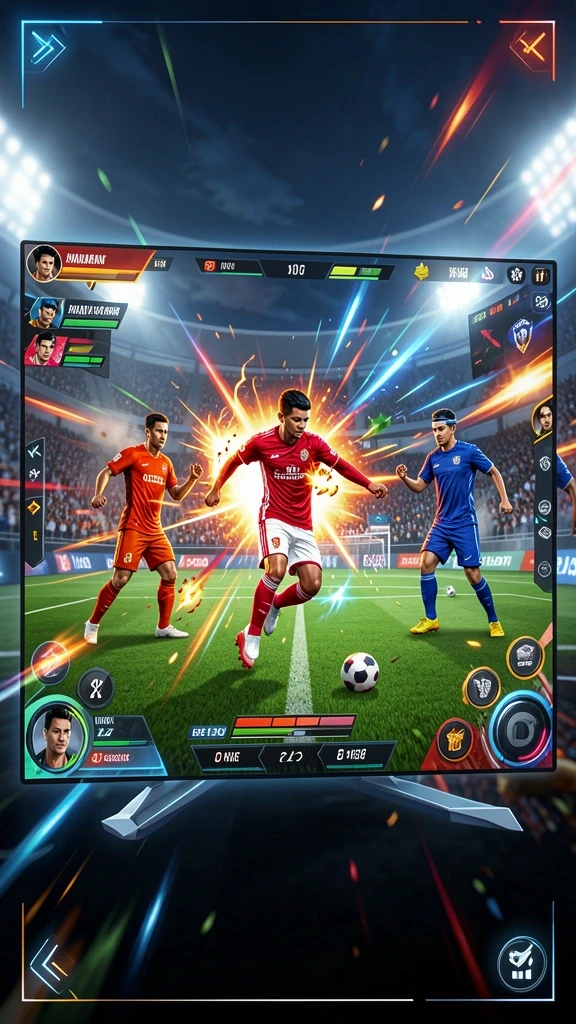 Screenshot menunjukkan mode multiplayer saat bersaing dengan teman.