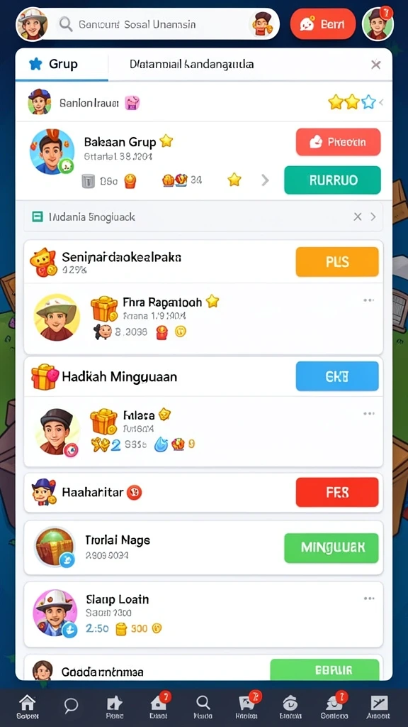 Antarmuka utama VISITORBET yang ramah pengguna.