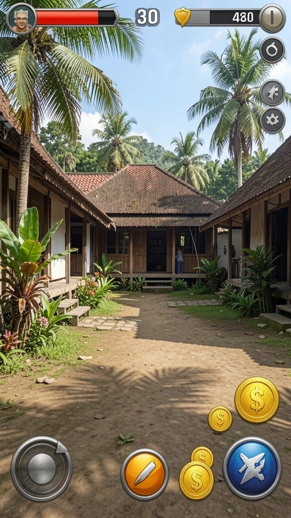 Tampilan grafik yang menarik dan detail.