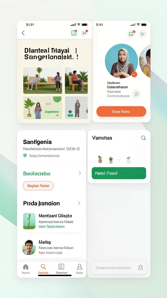Tampilan antarmuka yang menarik dan user-friendly.