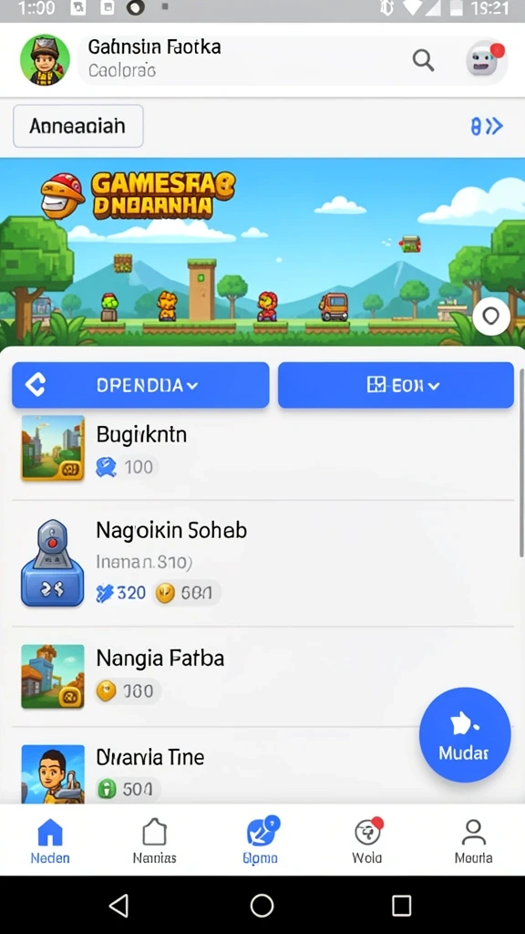 Tampilan antarmuka yang bersih dan modern.