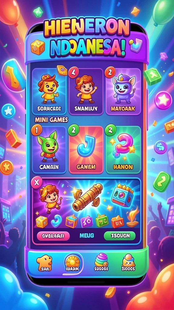 Tampilan grafis yang menakjubkan dan penuh warna.